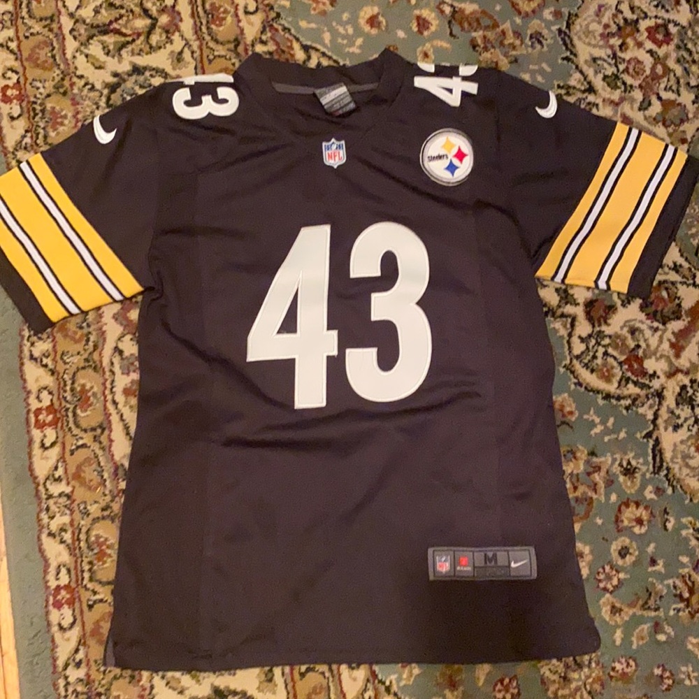 Steelers Jersey. Nearly new condition. Only worn a couple times.